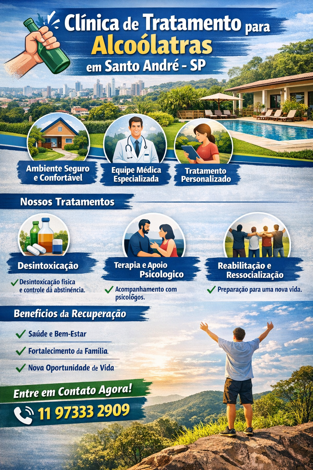 Clínica de Tratamento para Alcoólatras em Santo André SP