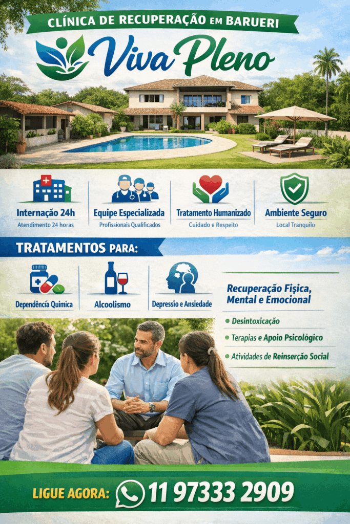 Clínica de reabilitação em Barueri Viva Pleno com tratamento humanizado