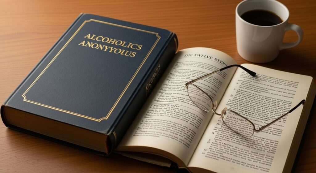 reunião do grupo de apoio AA no tratamento do alcoolismo