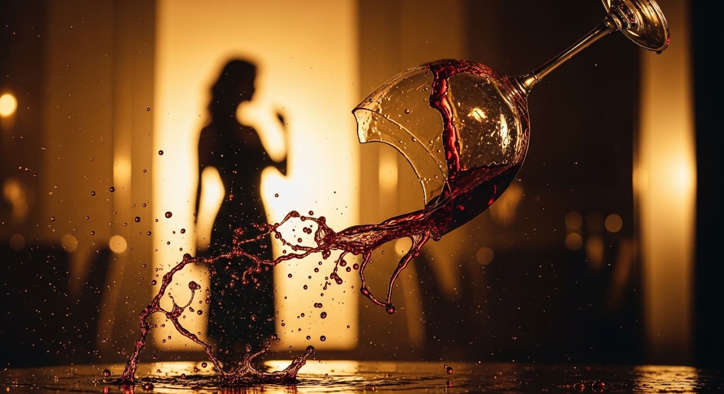 Cena dramática do filme (Des)controle sobre alcoolismo feminino