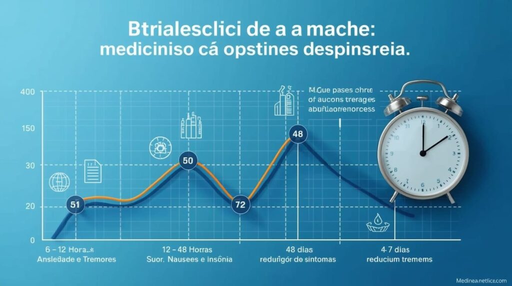 Linha do tempo da crise de abstinência de álcool