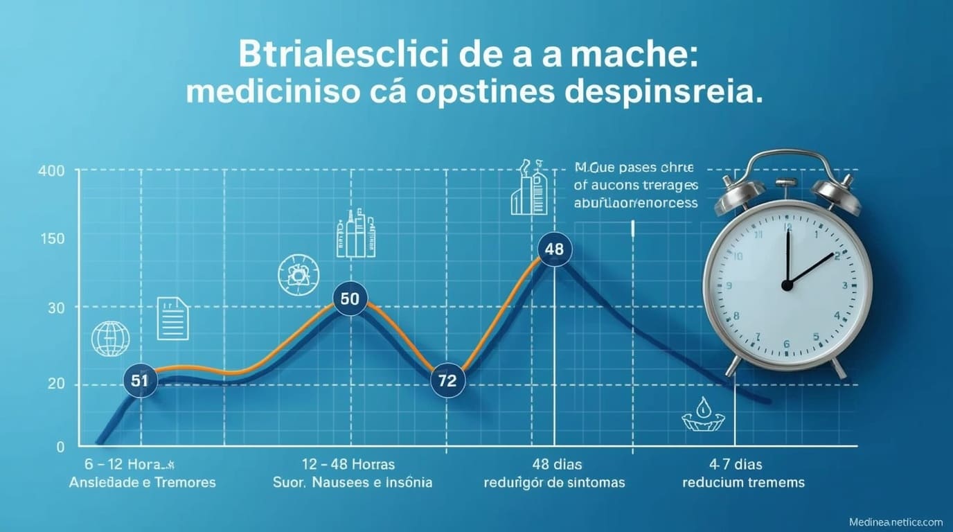 Linha do tempo da crise de abstinência de álcool