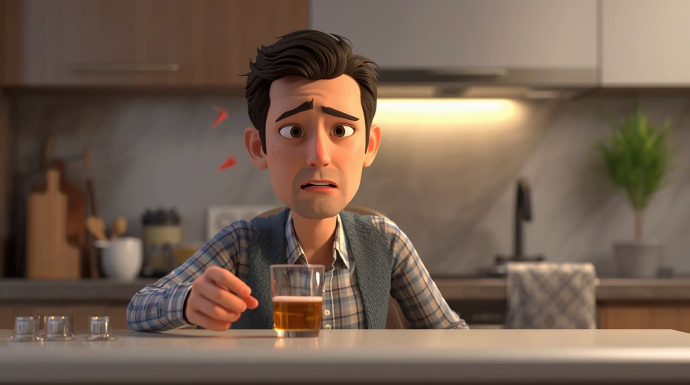 Pessoa que Bebe Todos os Dias tem alcoolismo